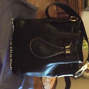 COPY - Dooney & Bourke Florentine Bucket Black Leather EUC